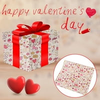 Follure Papir Papir Valentinovo Tkivni papir za omotavanje tkiva Tkiva Papir Sweet Distribut Sweet Heart