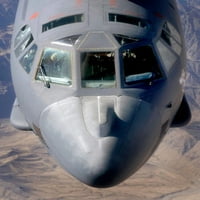 B- Stratofortress Bomber popunjavanje tokom postera za misiju u neposrednoj zrakoplovnosti Print Stocktrek Images
