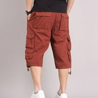 HHEI_K Hlače za muškarce Modni muški ležerni džepovi u boji na otvorenom hlače na otvorenom