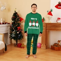 Božićne pidžame za božićne božićne boje Božićne PJ-ove pidžame postavio je redovne i velike veličine