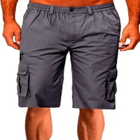 Sanviglor Muške kratke hlače Srednji struk Ljetne kratke hlače sa zatvaračem Classic Fit Beachwear Mini