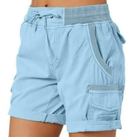 Žene Teretne kratke hlače Ljeto Loose planinarenje Bermuda Shorts sa džepovima Ženske kratke hlače Ležerne