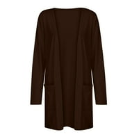 Kimonos Cardigan za ženske plus veličine casual solid color s dugim rukavima casual bagera Party Beach