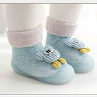Binmer Baby Toddler cipele mekana donja jesen i zimska dječja dječja djeca plus baršunaste cipele debele