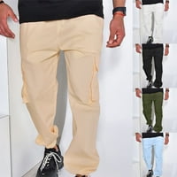 Muški casual joggers hlače dukseci labavi aktivni sportski pantalone