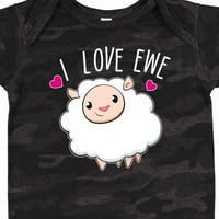 Inktastic volim ewe- slatka ovca poklona dječaka za bebe ili dječja djevojaka