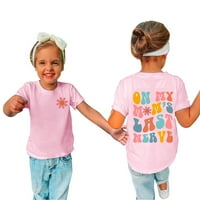 Na mami zadnji nerv smiješni mali dječaci djevojke Djevojke Majica Last nervna majica Mother Day Poklon