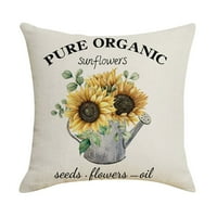 Kiplyki Veleprodaja suncokretovog jastučnica Ljetni cvijet, posteljina jastučni kauč kauč na razvlačenje