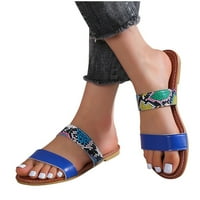 Honeeladyy ravne sandale za žene Žene ravne cipele Dame Beach Sandals Ljeto Neklizajuće kauzalne papuče