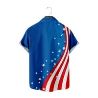 Košulje Sretno Dan nezavisnosti, Muški kratki rukav3D Print Street Ležerne prilike kratkih rukava Pokloni