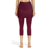 Skidni džepovi teniski elastični kapris Žene Yoga suknje Sportske tajice Yoga hlače Ženske plus veličina