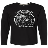 Inktastični ljetni režim za odmor Laguna plaža California majica s dugim rukavima
