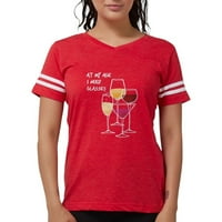 Cafepress - kod mojih godina trebaju mi ​​čaša majica - Ženska fudbalska majica