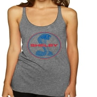 Wildbbby, Shelby Cobra SAD Logo Emblem Pokreće Ford Motors, Automobili i kamioni, Ženski TRI-Blend Racerback