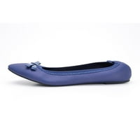 Dame stanovi udobne casual cipele sklizne na baletu ravne meke cipele za cipele ženske neklizajuće plave