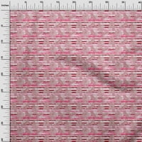 Onuone pamuk poplin ružičasta tkanina tropskog lišća quilling zalihe ispisuju šivanje tkanine sa dvorištem