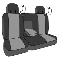 Caltrend Stražnji split klupa Neosupreme navlake za sjedala za 2002- Chevy lavina 1500- - CV184-32NA
