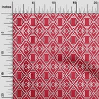 Onuone pamučne kambričke tkanine Ček i geometrijska dekoracija tkanina ispisana BTY Wide