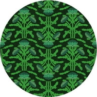 Ahgly Company u zatvorenom okruglom uzorkovima tamne šumske prostirke za zelene površine, 3 '