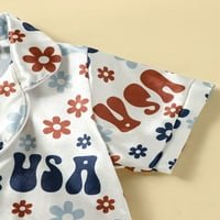 Pajamas za djecu Dječja djevojačka dječaka Ljeto Svilena pidžama Postavite kratki rukav gumb Top kratke