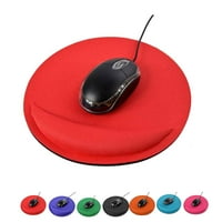 Thinsont ne-za klizni miš po mišem okrugli mekani zglob Zaštićeni jastuk Solid boja Eva igranje crveno