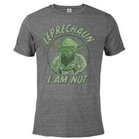 Star Wars Yoda St. Patrickov dan Leprechaun, nisam - pomiješana majica s kratkim rukavima za odrasle