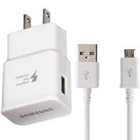 Prilagodljivi brzi zidni adapter Micro USB punjač za Blu Studio u paketu sa urbanim mikro USB kablom za kabel 6ft Super Brzi komplet za punjenje - bijeli