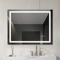 Buyweek 28 * 36Led Svijetlio je Zidno montirano ogledalo sa visokom lumenskom anti-mafom zasebno upravljačke