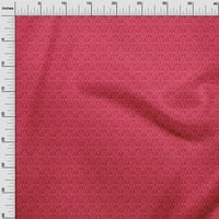Onuone pamučne kambrične crvene tkanine Geometrijski bendhani šivaći materijal za ispis tkanina sa dvorištem