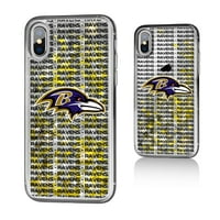 Baltimore Ravens iPhone Text Backdrop Design Slitter Case