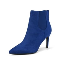 Parovi snova Ženska moda Stilettos High Heel napetane prstiju gležnjače Kizzy-Royal Blue Suede veličine