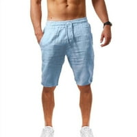 Leey-World Cargo šorc za muškarce kratke hlače i ljetne pantalone Hlače čvrste pamučne boje obrezane