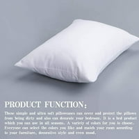 Jastučnice za patentni patentni patentni patentriber, putni jastuk ,, bijeli