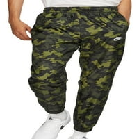 Nike muns stočne hlače Veliki Camo tkani WindBreaker Jogger Green l