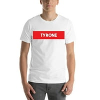 2xl Super crveni blok Tyrone kratkih rukava pamučna majica s nedefiniranim poklonima