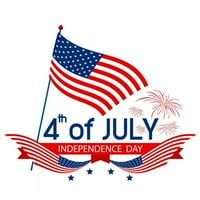 Follure 4. srpnja Dan neovisnosti ukrasi Američko zastava Dekor dana neovisnosti Naljepnice Prekogranična