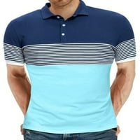 Capreze muškarci isključuju ljetne vrhove ovratnika Classic Fit Spesict T majice Plaža Majica Striped