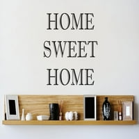 Dizajn zida Početna Sweet Home Tekst Citat 12x12
