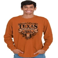 Kaubojske majice dugih rukava majice T-majice Texas Rodeo Južni T Suvenir