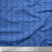 Soimoi modalno satenska tkanina Geometrijska malog otiska šivaće tkanine širom