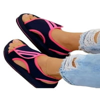 Tenmi ženske sandale Ljeto Sandal Comfort plaža cipela za cipele na stanovima Dame lagane platnene cipele