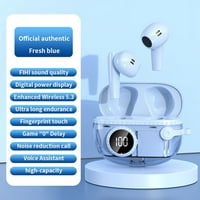 Slušalice bežične Bluetooth 5. Slušalice za slušalice za slušalice Bluetooth uši bežične slušalice-plava
