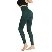 Ženske joge hlače Yoga uska nogu ženske pantne rastezljive trke Sport Up casual gura joga hlače