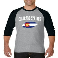 MMF - Muški majice za base na rukavu, do veličine 3XL - Colorado Springs