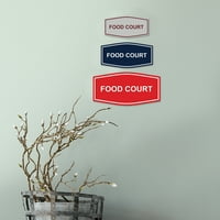 Znakovi Bylita Fancy Food Court Sign - Mali