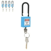 Lockout Lock 5Set Lockout Tagout Zaključaj najlon Izdržljivo izolirani sa ključem