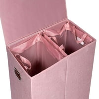Birgrock Početna Dvostruka posteljina rublja rublje sa poklopcem i uklonjivim oblogom - ružičasta
