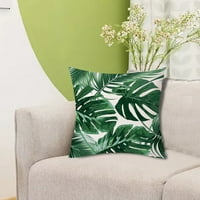 Koaiezne zelene botaničke džungle sakupljaju dizajn jastučnice kauč kauč kauč tropske prašume listovo