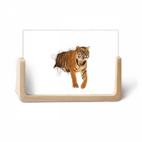 Oštećenja životinjskih papira Tigrovi mačke Fotografija Drveni okvir okvira za fotografije