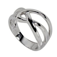 Isprepletena petlja srebrni prsten